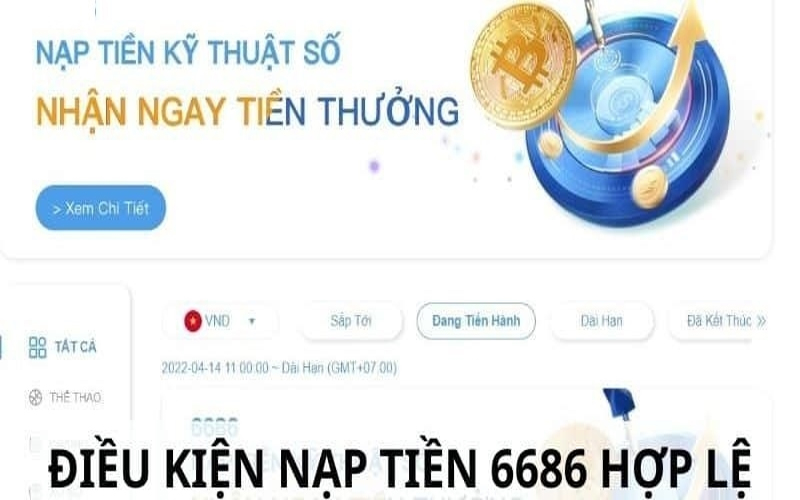 Những quy định thực hiện nạp tiền 6686 cần nắm rõ