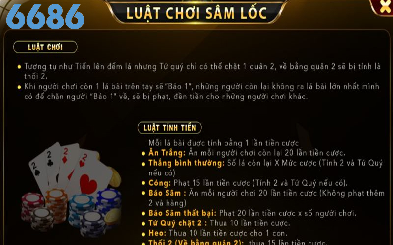 Nắm rõ luật chơi Sâm Lốc đơn giản